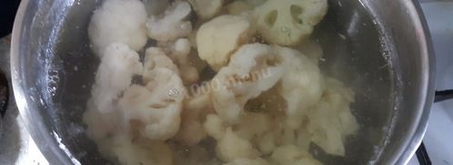 сырный суп с капустой курицей и плавленным сыром. Шаг 8