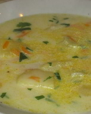 Сырный суп с картошкой
