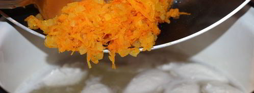 сырный суп с кнелями. Шаг 10