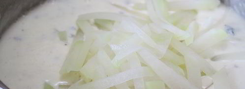 сырный суп с кольраби. Шаг 7