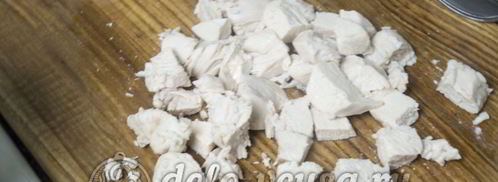 сырный суп с куриным филе. Шаг 8