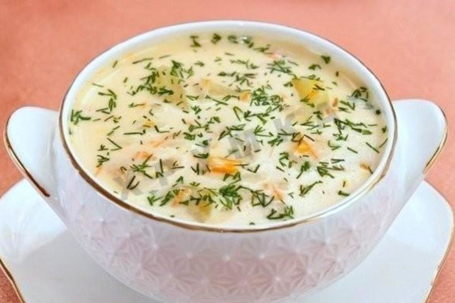Рецепт сырного супа с курицей и плавленным сыром и рисом