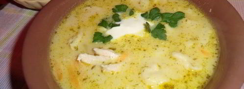 сырный супчик с курочкой и клецками. Шаг 10