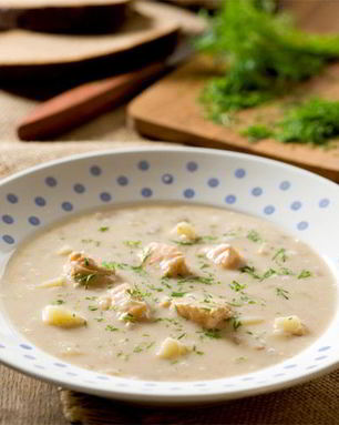 Карельская уха из лосося