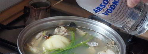 сборная уха из сома и ерша-носаря. Шаг 7