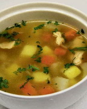 Уха из лосося в мультиварке