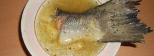 уха из семги с пшеном. Шаг 7