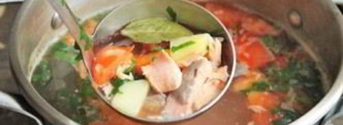 уха из стейка семги. Шаг 7