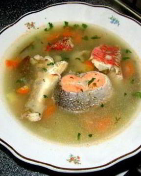 Уха на тройном бульоне