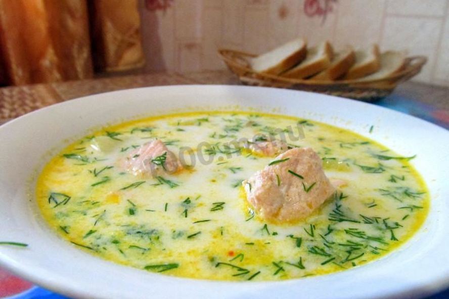 Рецепт ухи по-фински из форели со сливками