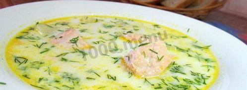 уха по-фински из форели со сливками. Шаг 14