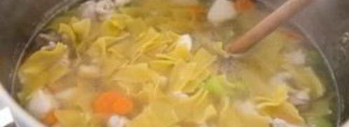 вкусный куриный суп с лапшой. Шаг 11