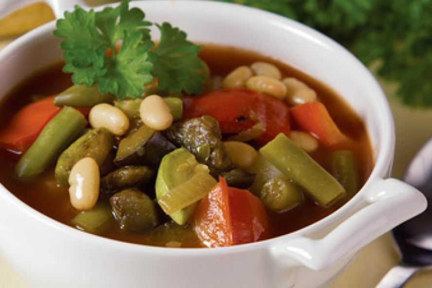 Рецепт запеченного постного супа