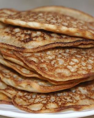 Банановые блинчики из рисовой муки