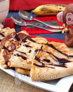Банановые блинчики