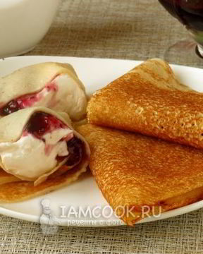 Блинчики из творожного теста