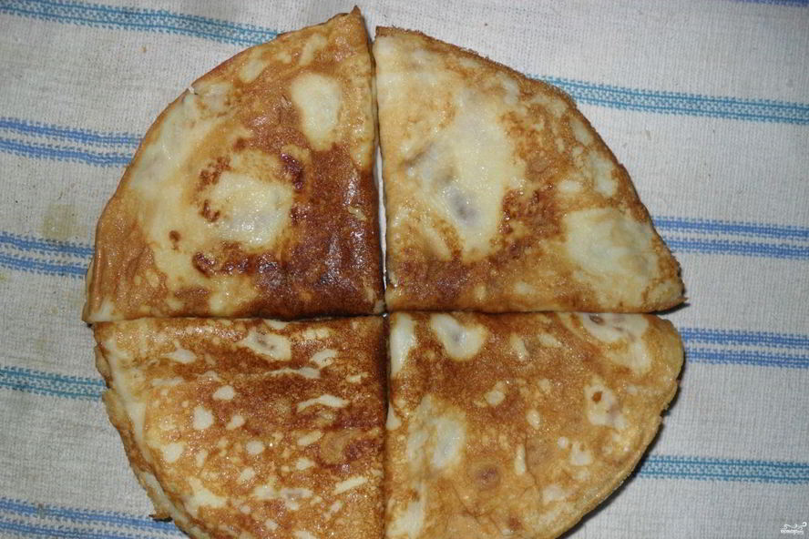Рецепт блинчиков на молоке нежные