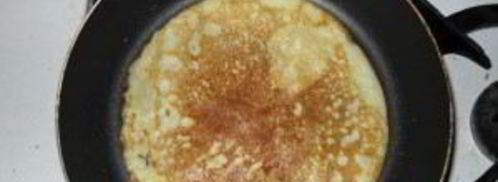 блинчики на молоке нежные. Шаг 3