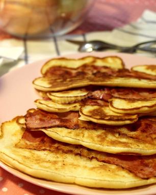 Блинчики с беконом