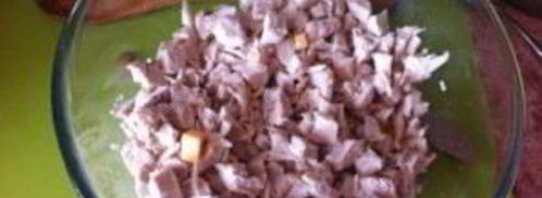 блинчики с куриной грудкой. Шаг 3