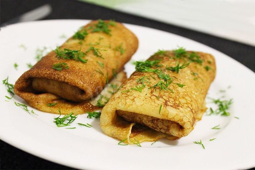 Рецепт блинчиков с ливерной колбасой