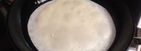 блинчики с творогом и замороженной клубникой. Шаг 3