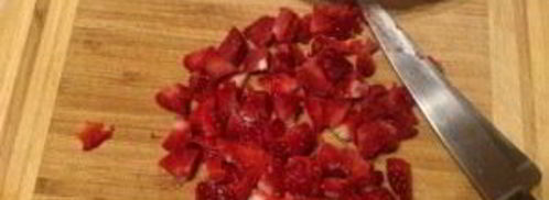 блинчики с творогом и замороженной клубникой. Шаг 6