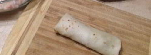 блинчики с творогом и замороженной клубникой. Шаг 10