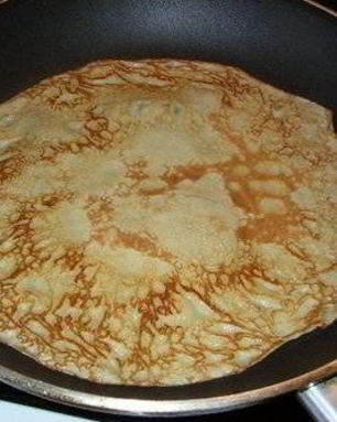 Блинчики с ветчиной и сыром