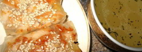 блинчики в рисовой бумаге. Шаг 3