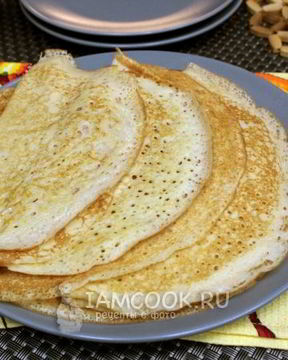 Блины на дрожжах