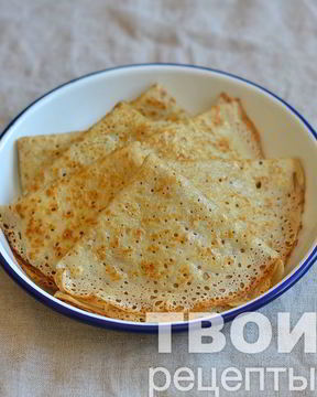 Блины на кефире