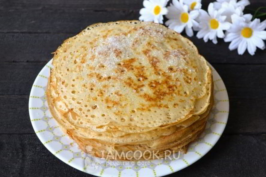 Рецепт блинов на опаре