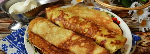 блины на сметане и воде. Шаг 15