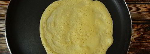 блины на сметане и воде. Шаг 12