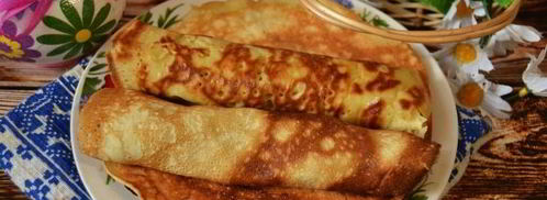 блины на сметане и воде. Шаг 14