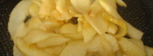 блины с карамельными яблоками. Шаг 5