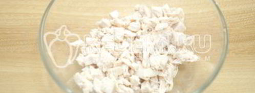 блины с курицей и морковью по-корейски. Шаг 8