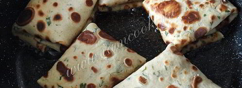 блины с курицей и сыром. Шаг 6