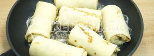 блины с мясом и грибами. Шаг 16