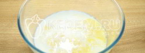 блины с творогом и сгущенкой. Шаг 3