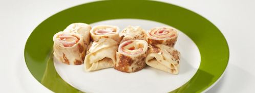 блины с ветчиной и сыром. Шаг 6