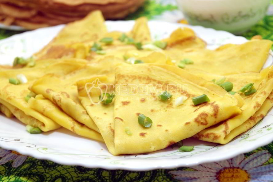 Рецепт блинов солнечных
