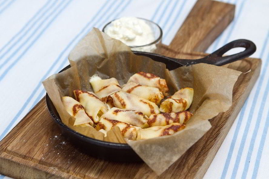 Рецепт налистников с творогом по-одесски