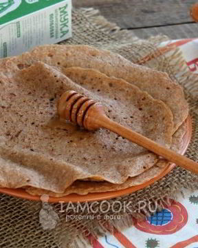 Полбяные блины на воде