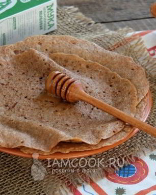 Полбяные блины на воде