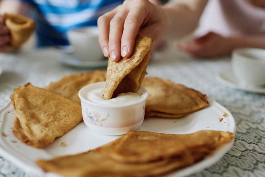 Рецепт постных блинов без яиц