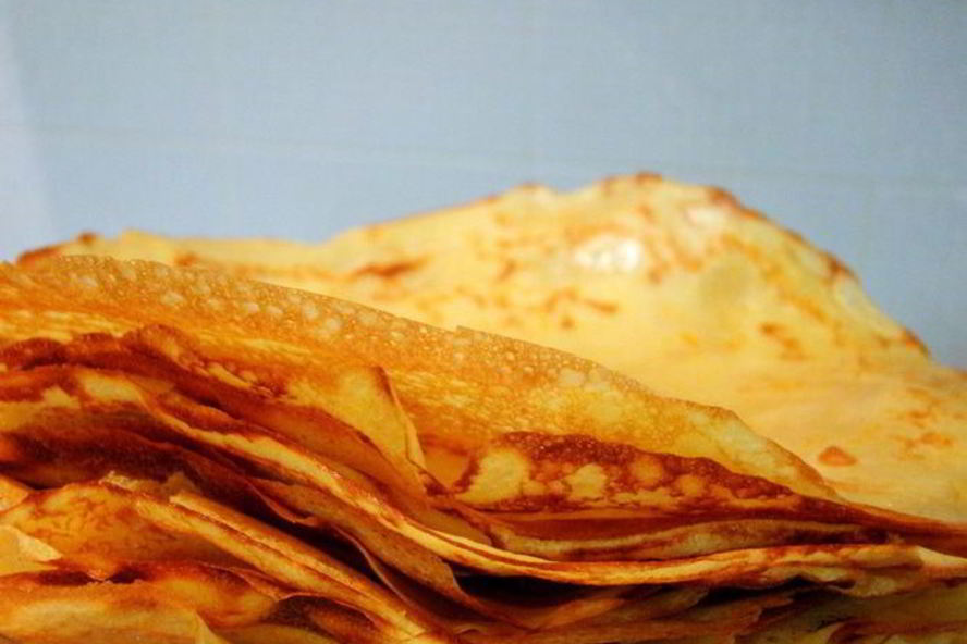 Рецепт цитрусовых блинов