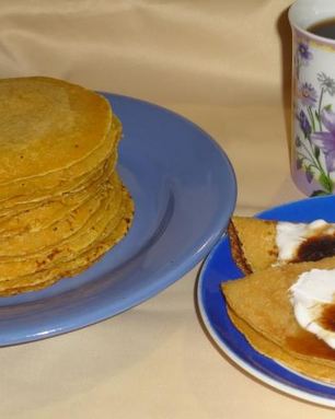 Тыквенные блинчики