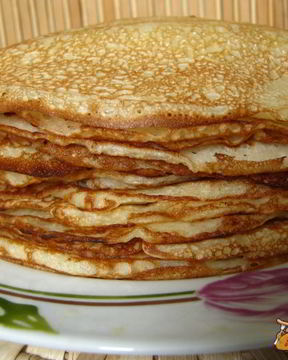 Заварные блинчики на сладком йогурте